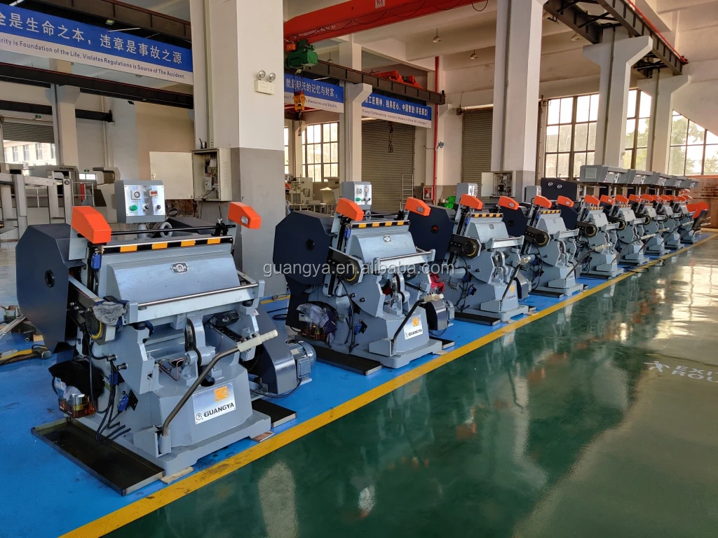 ML-750 Guangya Manual Clamshell Paper Die Cutting Press Machine