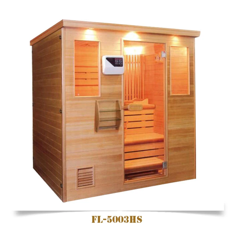 2 Perosn Smart Sauna Traditional Dry Steam Canadian Hemlock Outdoor Traditional Steam Sauna Portable