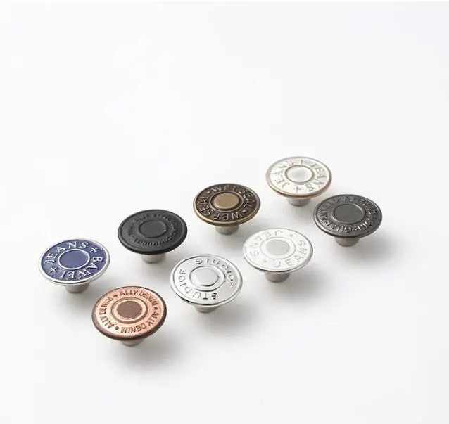 Custom Leather Decoration Buttons Rivet Metal Rivet For Clothing Jeans