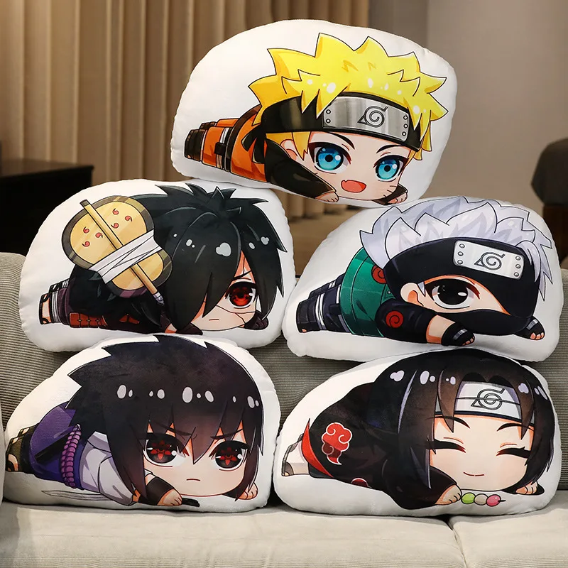 custom narutoed plush pillow anime Uzumaki Narutoed Uchiha Itachi Bo Ren Chuan sofa cushion home decor gifts figure pillow