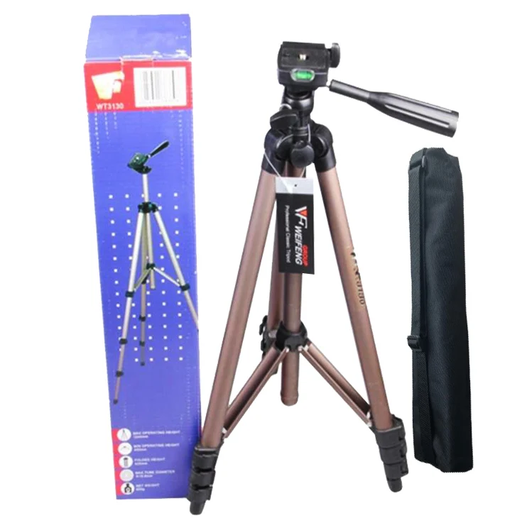 Amazon Hot Sale Lightweight Camera Mount Tripod Stand With Bag 16.5 - 50 Inches Mini Tripod With Phone Holder For Camera Phone