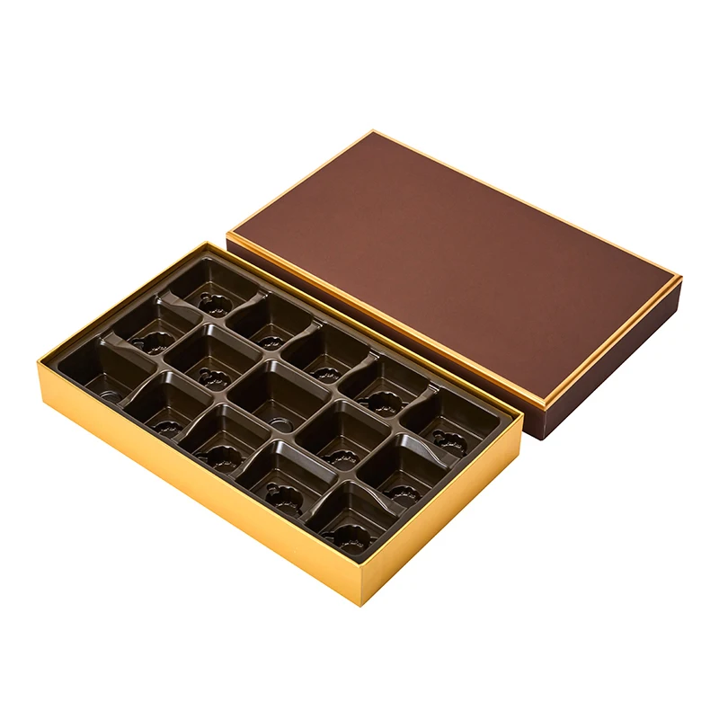 Customized food palette tray boxes packaging nuts baby food gift packaging paper boxes wholesale chocolate box