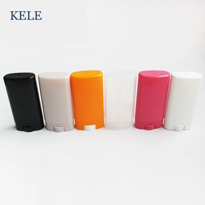Custom empty 15ml deodorant stick container bottle tube packaging  friendly deodorant stick bottle