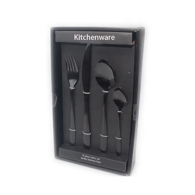 France Inox menagere rose gold couvert huishoudset stainless steel 18/10 cutlery set 24 Piece Tableware Dining Kit