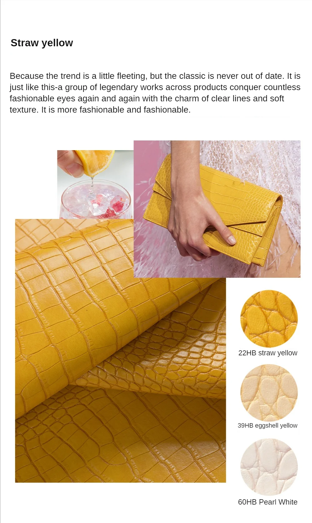 synthetic crocodile leather material 1.2mm thick half PU leather