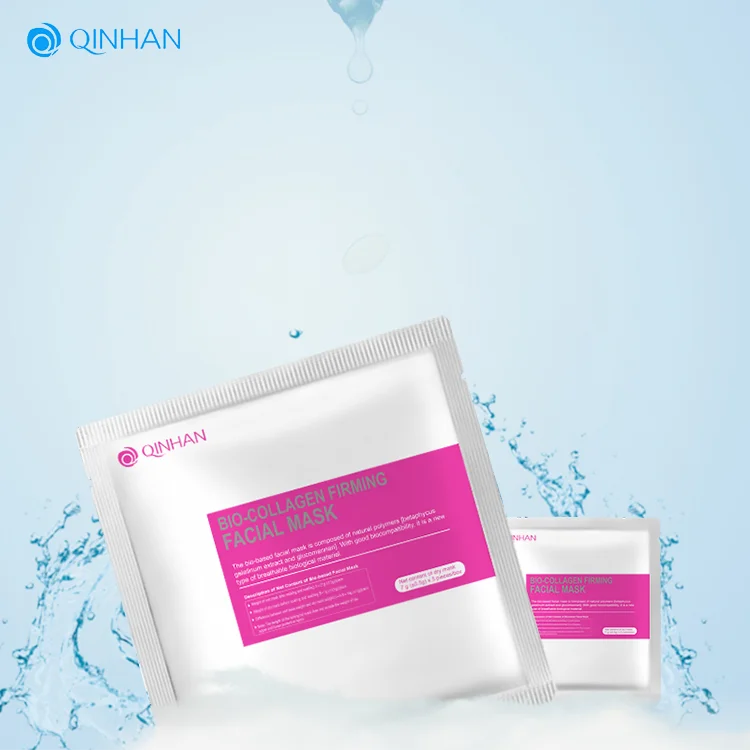 QINHAN Collagen Firming Masks Beauty Transparent Face Mask Wash-Free Anti-aging Hydrating Skin Care Facial Mask