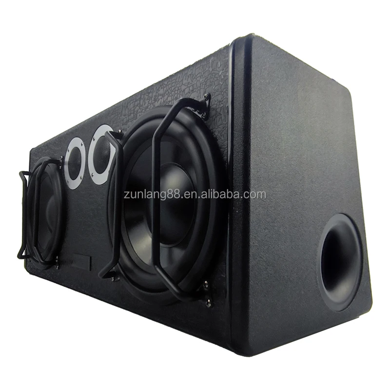 Car subwoofers box Strong Bass 10 inch Subwoofer speaker RMS 200W Dual Car Active Subwoofer