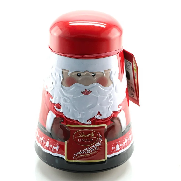 Высокое качество металлическая упаковка неправильной формы печенья конфеты Рождественский подарок жестяная коробка