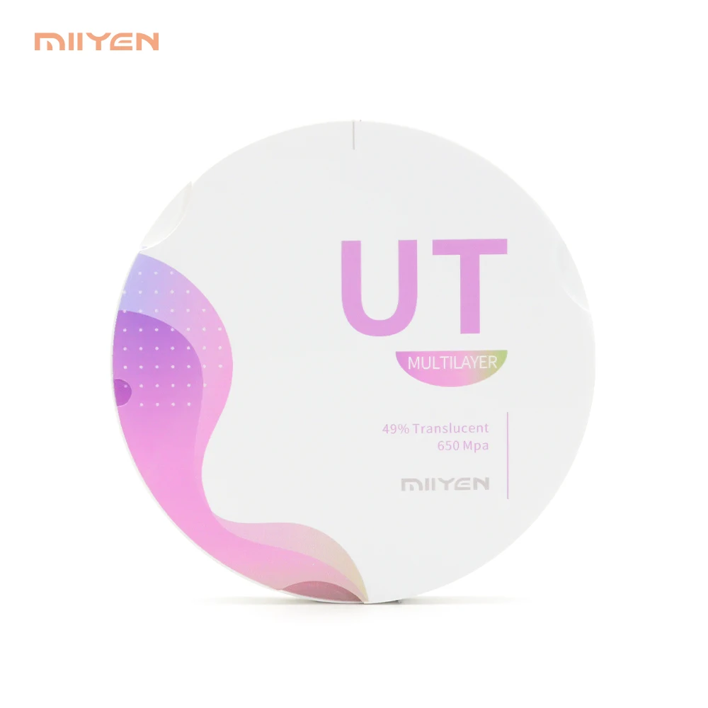 MIIYEN UT 49% прозрачность эстетический Зубной Техник лабораторный материал зубной Цирконий заготовка