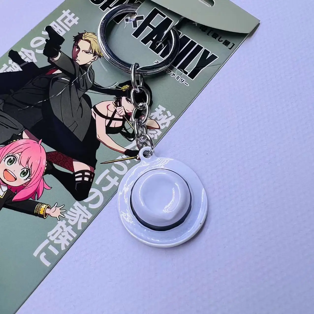 Fashion Creativity Double-sided Laminated Painted Anime Acrylic Pendant Spy x Family Character Keychain For Personalized Gift