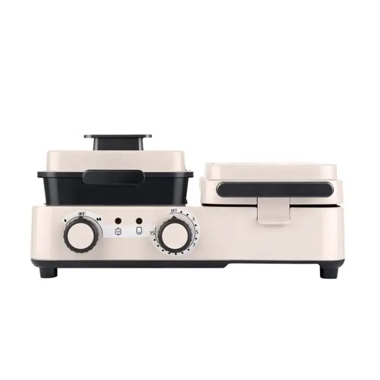 Factory Direct Sale 5-in-1 Multi-Function Toaster Sandwich Maker Cooking Pot Electric Automatic Kitchen Appliances Breakfast