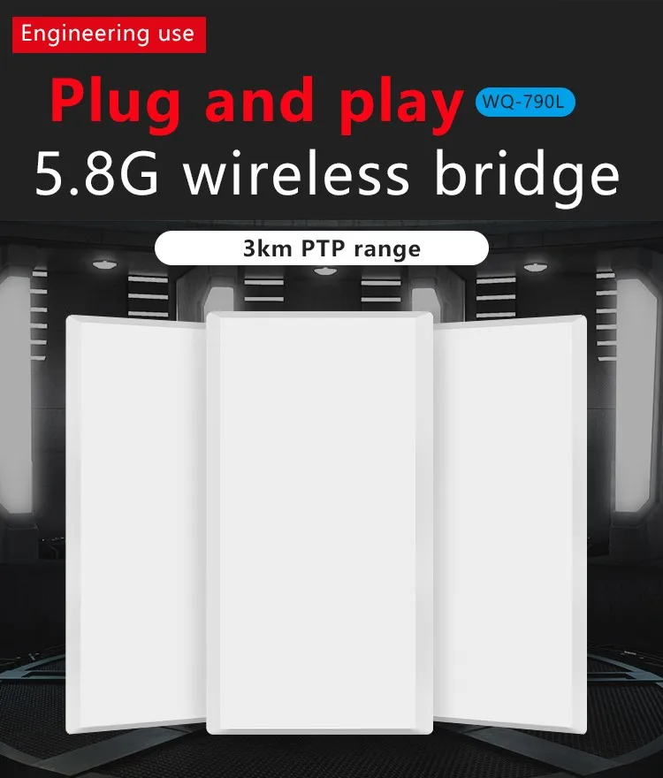 
10km 20dBi long range video transmitter wireless ap outdoor cpe router 