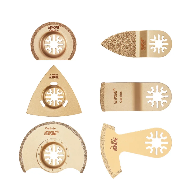 NEWONE Carbide Flush Segment Oscillating Tool Saw Blade For Polishing, Multitool Saw Blade Cut Ceramic Tile Accessories in Saw