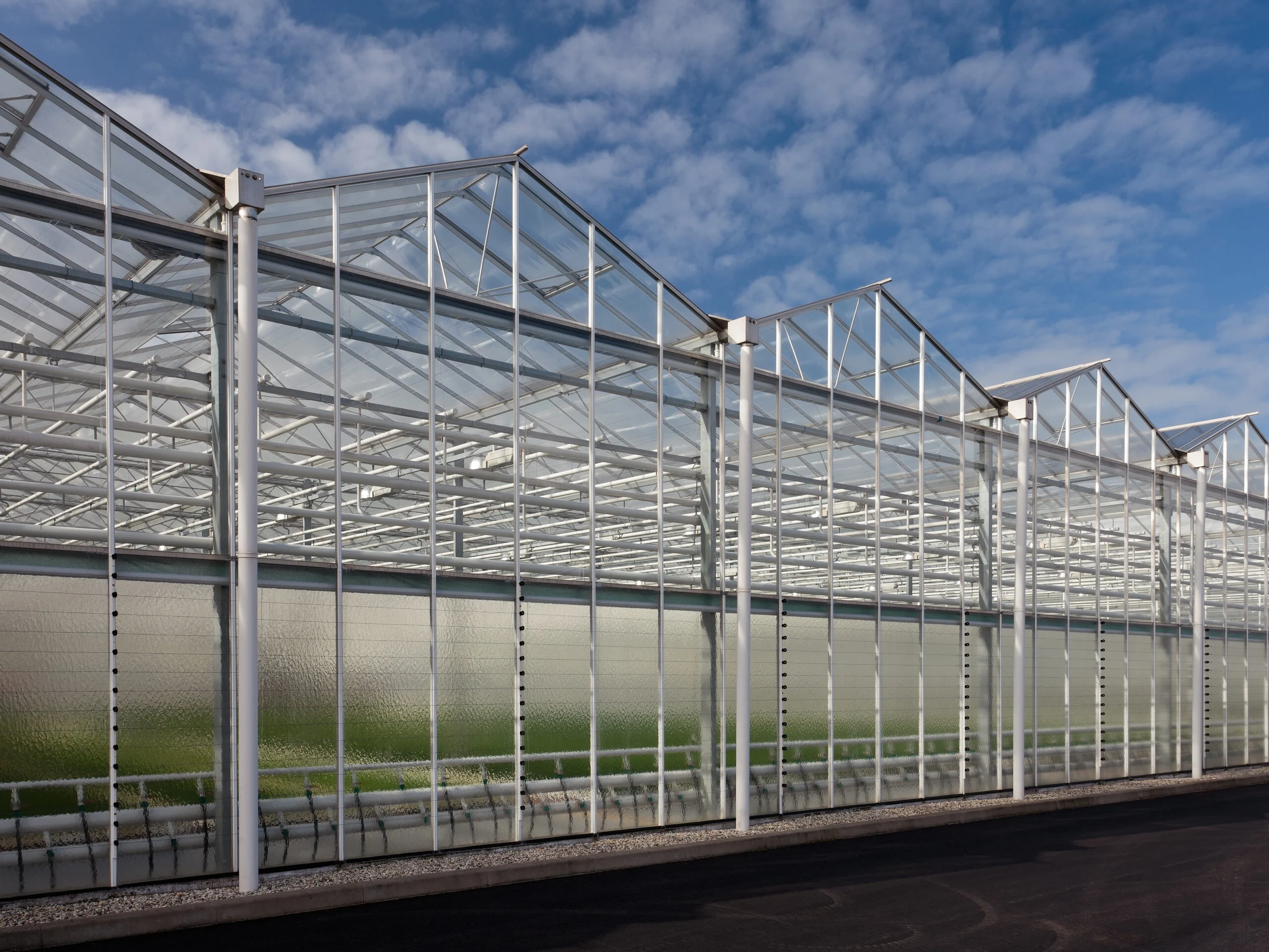 Venlo Commercial Agricultural High efficient venlo cheap intelligent agriculture multi-span glass hydroponic greenhouse