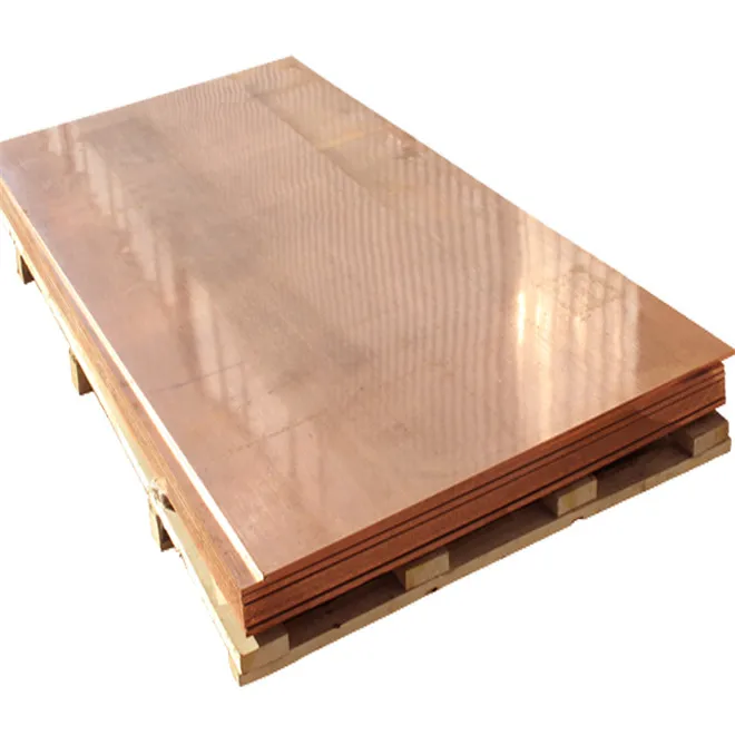 Factory Supply High Quality High Purity 99.99% Cathode Copper Brass C3601 C36000 CuZn36Pb3 HPb63-3 Copper Plate Sheet