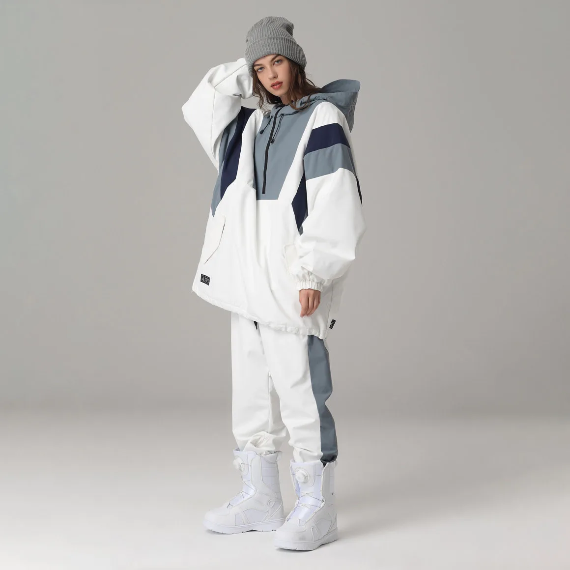 Ski Jacket and pants Warm Waterproof Hooded Snowboarding Jacket Winter Snow Coat