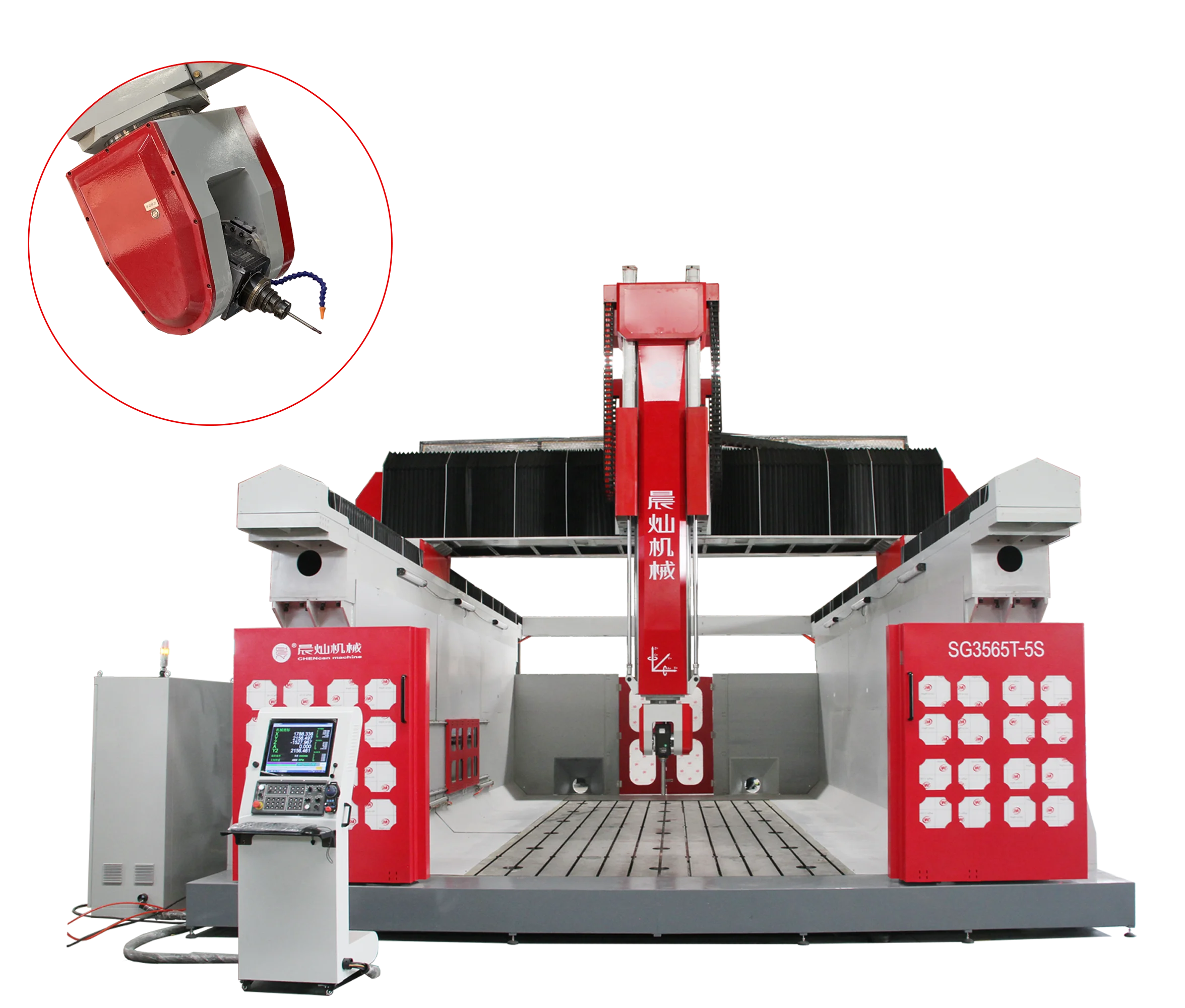 5 axis cnc router machinery / five axis cnc molding machinery