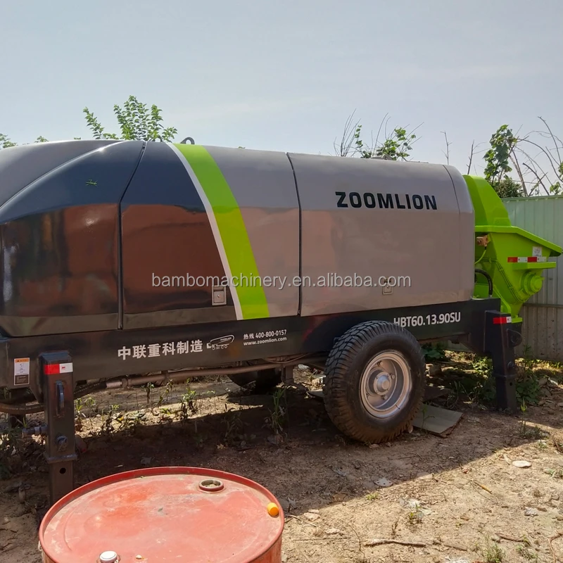 Economical second hand portable electric mini static auto fixed concrete conveying pump ghana