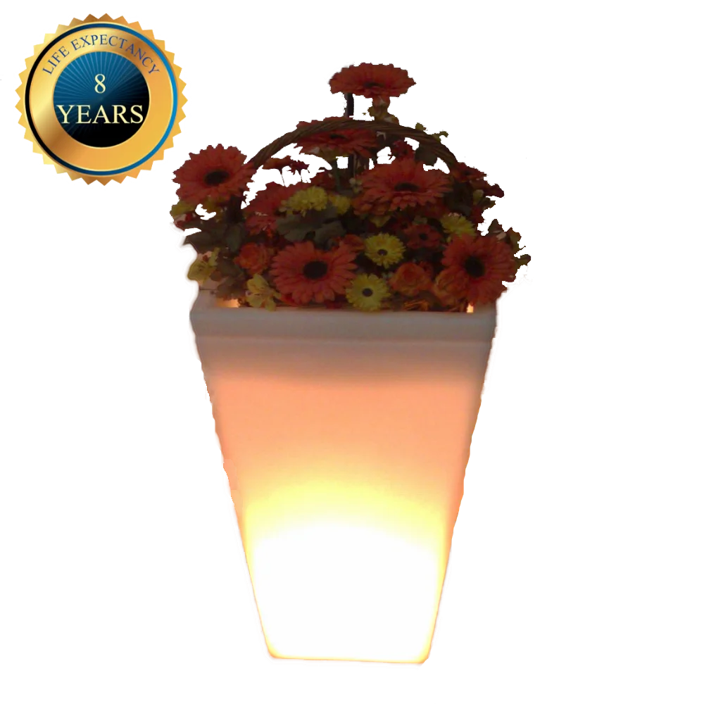 OEM Hot Product Landscape Indoor Home Translucent PE Nursery Flower Pots Cubic VC4040T in Bulk