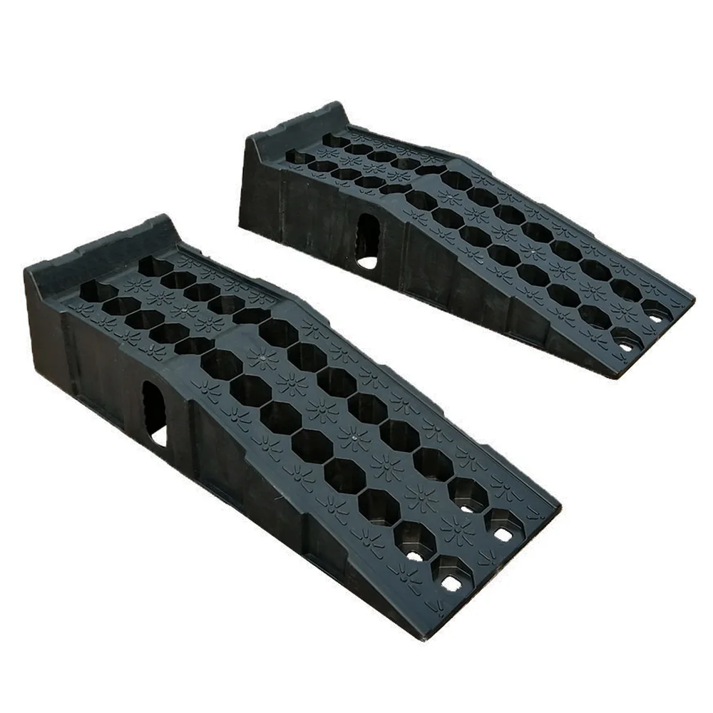 Car Lift for Oil Changes and Jack Support Adjustable Auto Vehicle Car Lift Ramp Portable Car Service Ramps