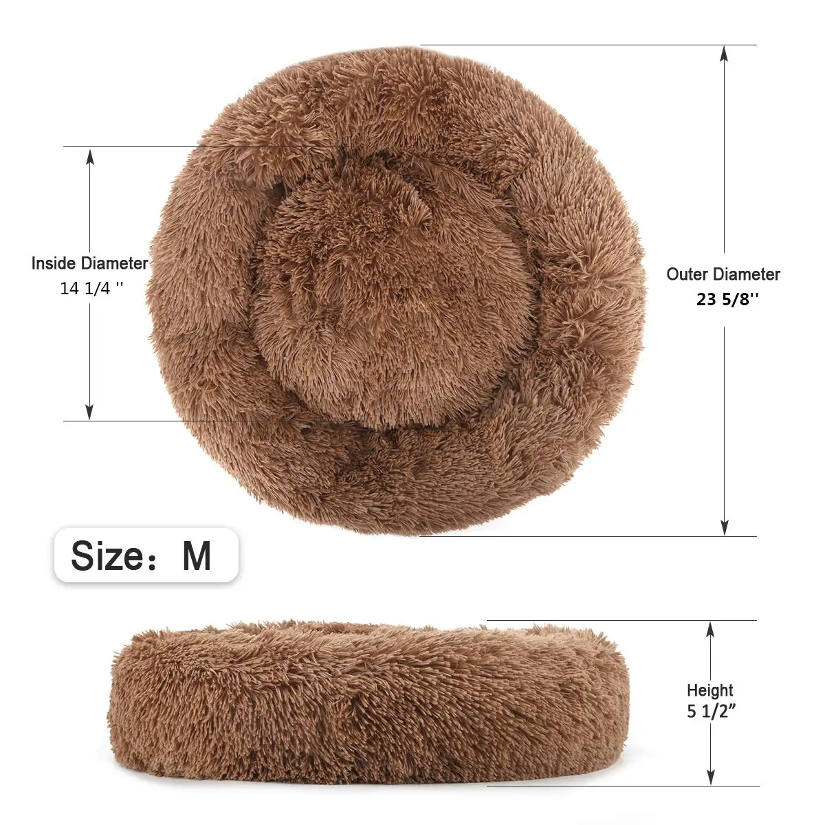 Fast Delivery Good Quality Reduce Anxiety Comfortable Washable Removable Cover Pet Dog Bed Luxury Human Boucle Dog House Bed