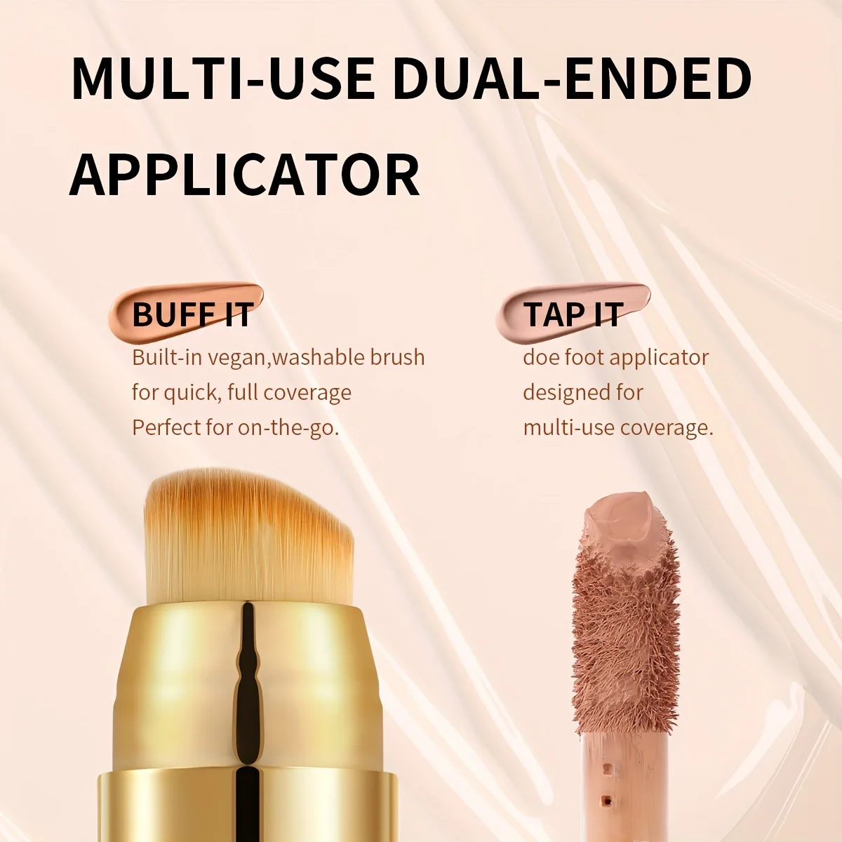 Waterproof and makeup enhancing liquid foundation combination suit