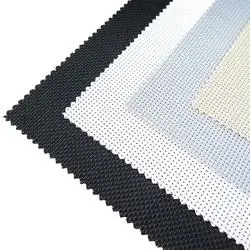 Window Shade Polyester Sunscreen Fabric Blackout Curtain Blind Fabric For Roller Blinds From China Supplier