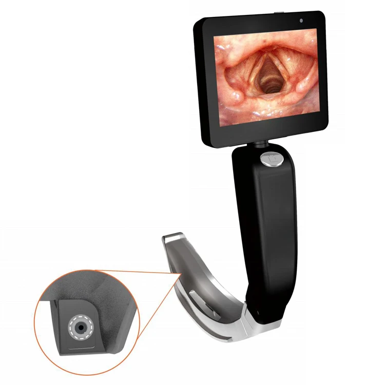  Portable Video Laryngoscope with Stainless Reusable Blade for Surgical