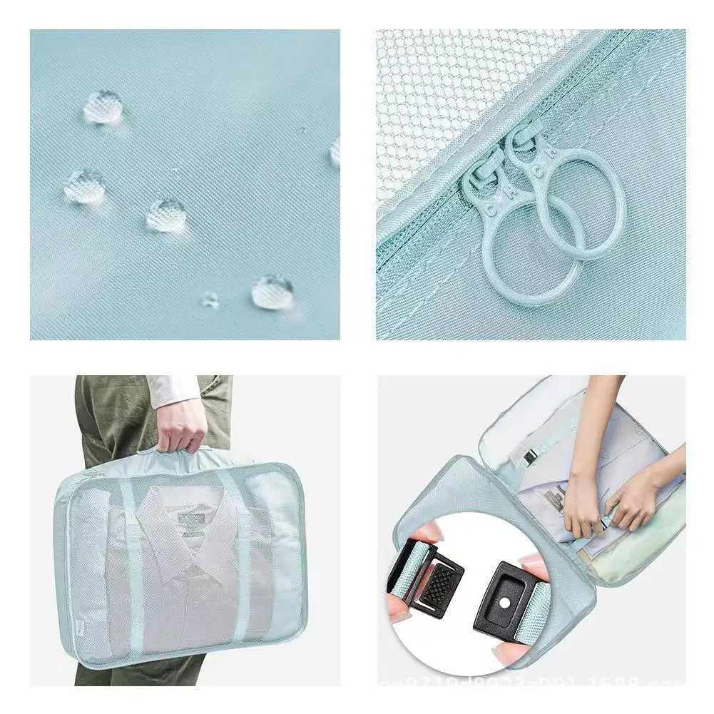 7Set Travel Organizer Packing Cubes Set Waterproof Storage Bags Set