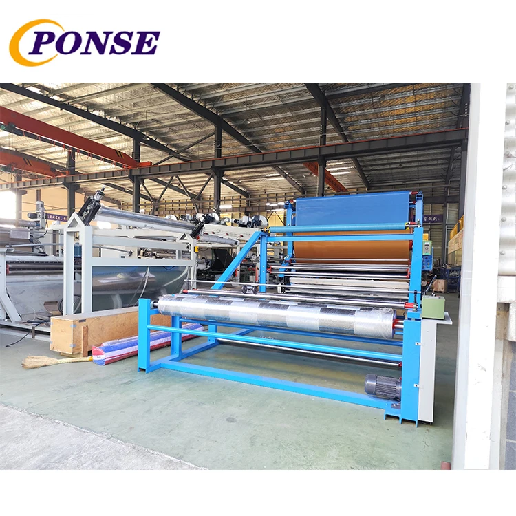 Ponse latex water glue base mouse pad foil fabric laminating machine