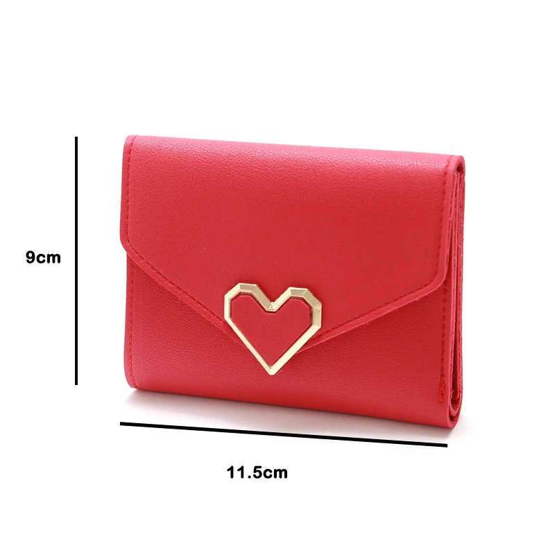 Custom Wallet RFID Blocking Vegan Leather Billfold Small Women Wallet Money Bag Credit Card Holder Purses