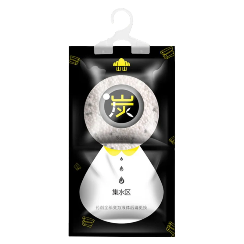 200ML Hanging charcoal Dehumidifier Bag Absober Desiccant For Wardrobe