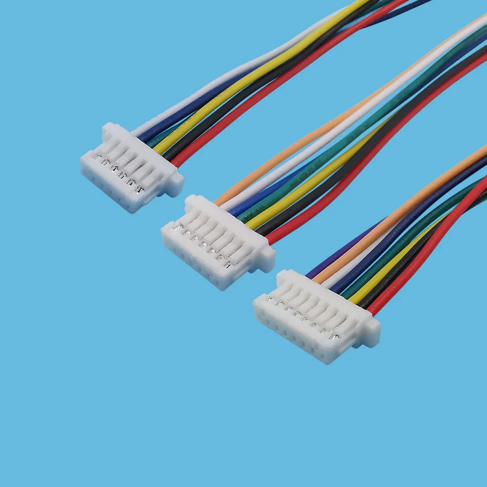 SH 1.0 JST 1.0mm Female to Female Plug Terminal Cable Wire Connector Electronic Line Single Double Head 28AWG 100mm