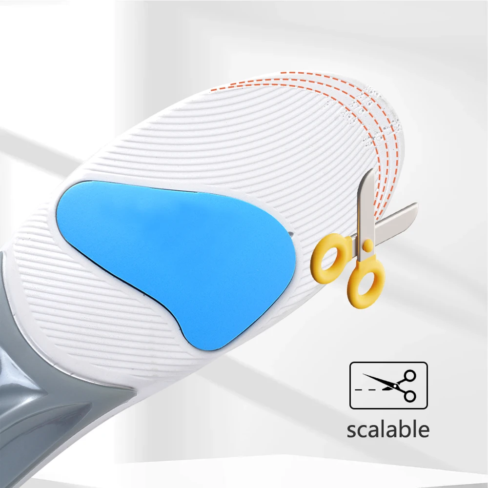 Custom Pattern Spring Poron Insoles Running Air Cushion Shock-absorbing Insoles For Men And Women