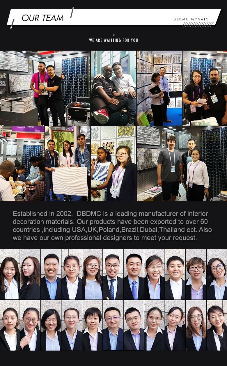 Demax hot sell Mix Color Square Ceramic Porcelain Mosaico Glazed Swimming Pool Tile Blue Mosaic For Pool