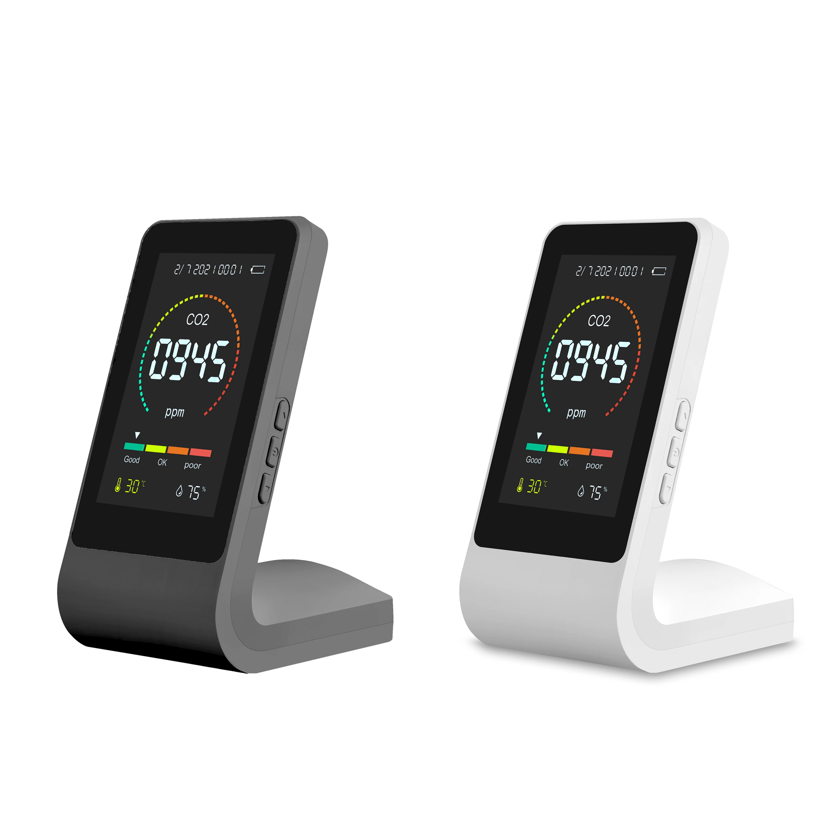 CO2 Meter Controller and Monitor with Temperature and Humidity Detection for Room