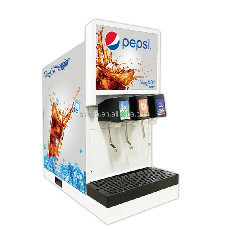 New Arrival Commercial Cola Machine / Self -Service Coca -Cola Beverage Machine / Milk Drinks Dispenser