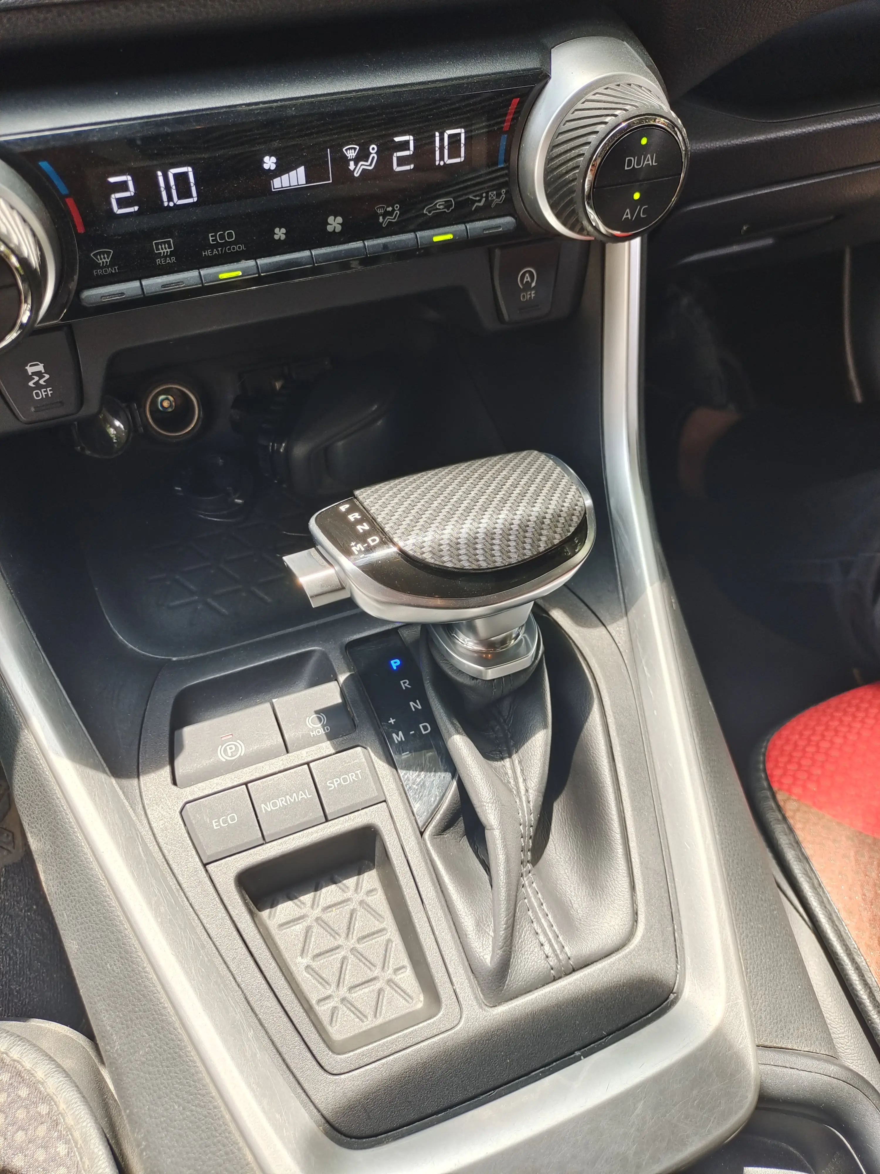 Automatic Electronic Gear Shift Knob Yacht style Alcantara for Toyota Camry Asia Dragon Feng Landa