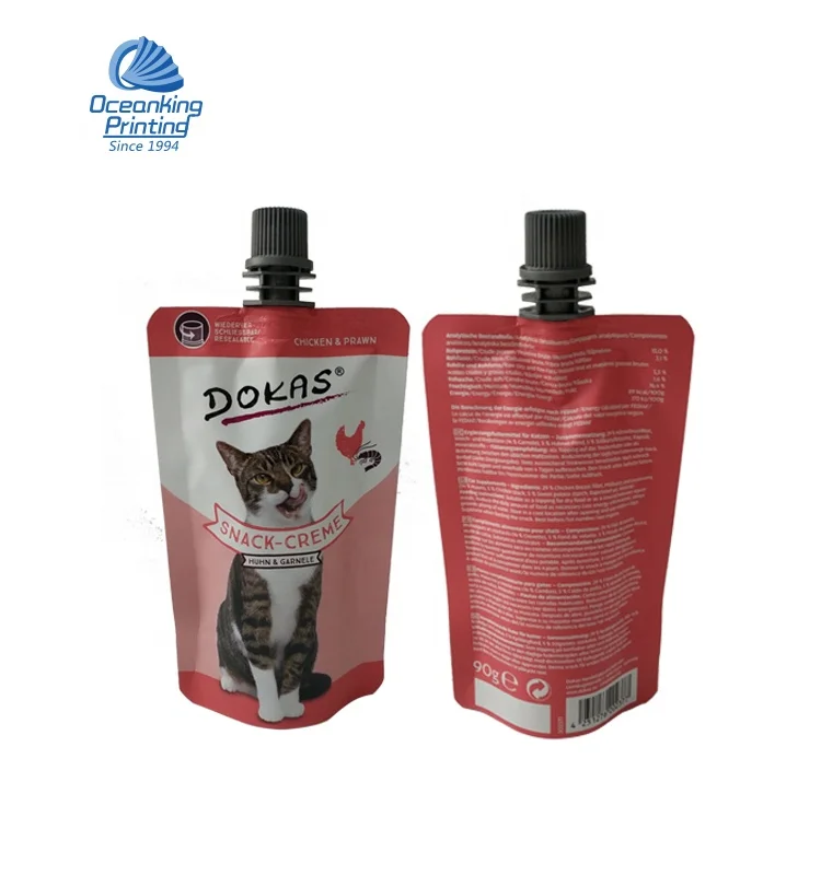 
Plastic Stand Up Spout Pouch Packaging Bag Liquid Packaging Bag for Beverage 