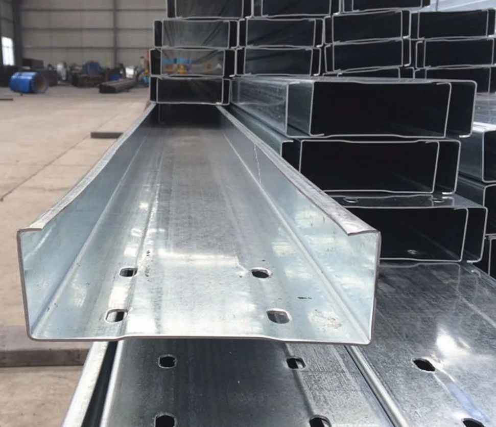 galvanized u beam steel U channel structural steel c channel / C profile price Purlin
