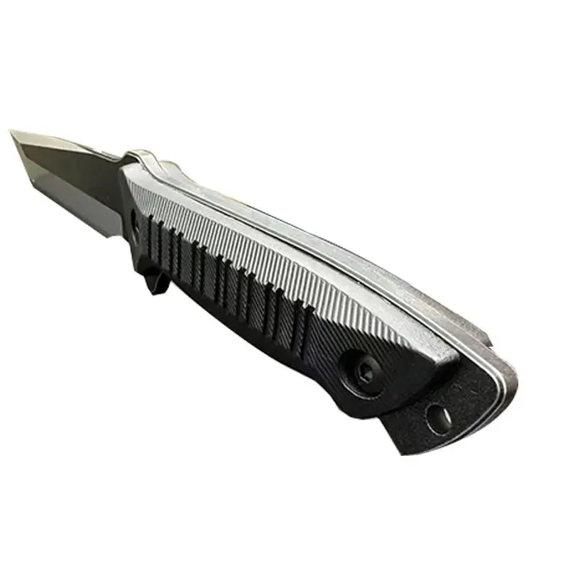 Factory customized Black hunting knife with sheath fixed blade knife Sharp stainless steel 440c outdoortactical survival knife