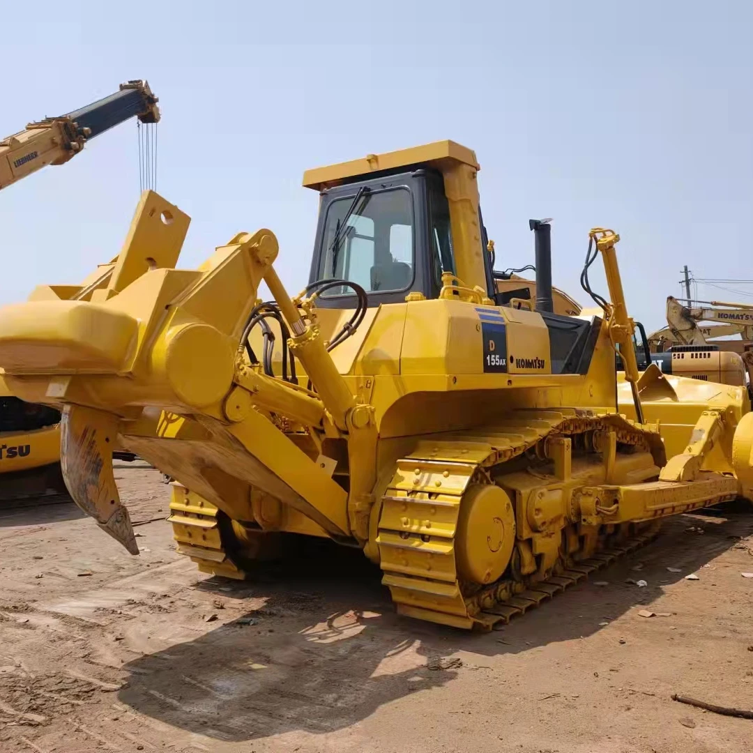 Б/у Komatsu бульдозер D155AX-5, экскаваторов komatsu D155 D155A D85 D65 бульдозер для продажи