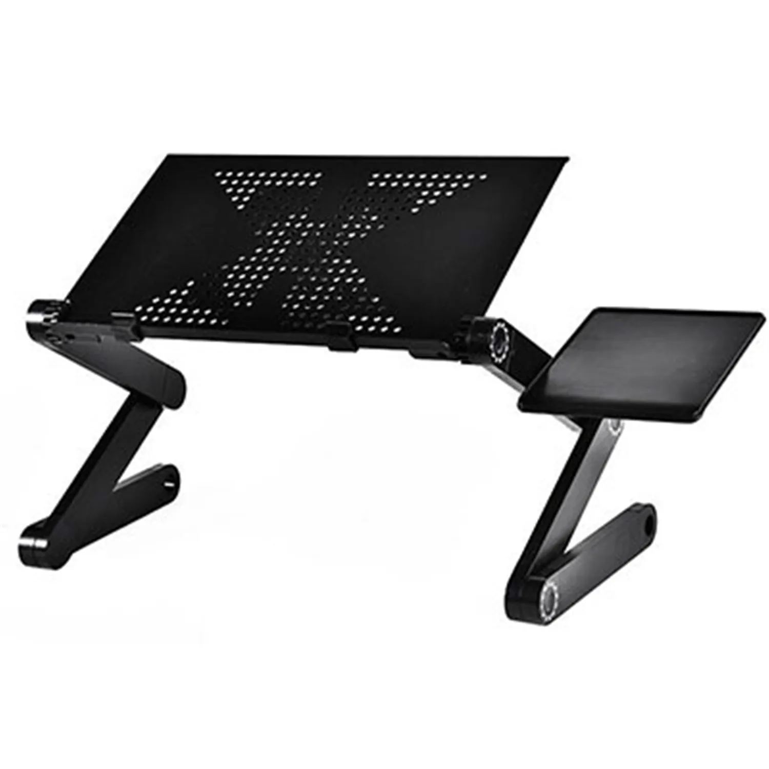 Adjustable Aluminum Laptop Desk Ergonomic Computer Desk Portable TV Bed Lapdesk Tray PC Table Stand Notebook Table Desk Stand