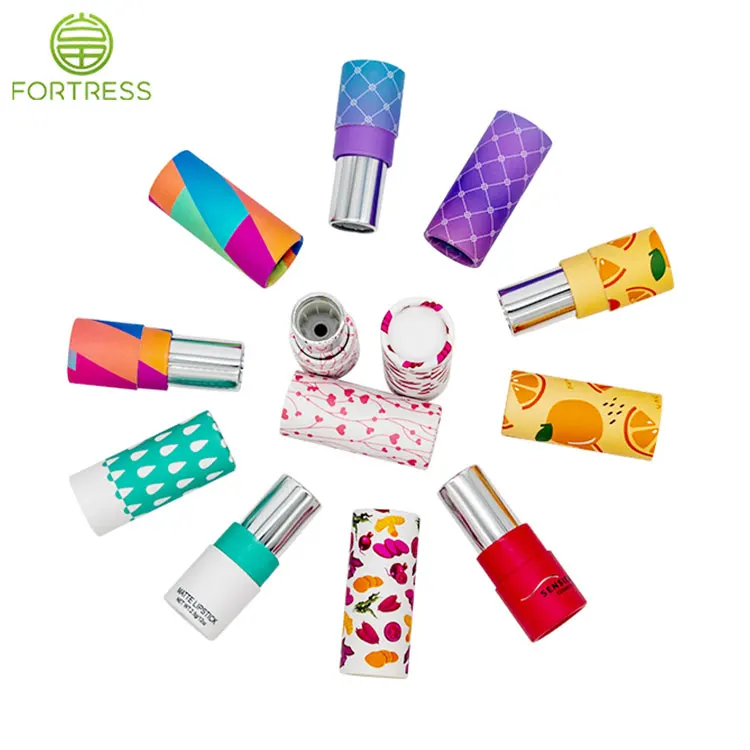 custom mini unique lipgloss tubes fancy lip gloss lipstick Container packaging round boxes for lip gloss