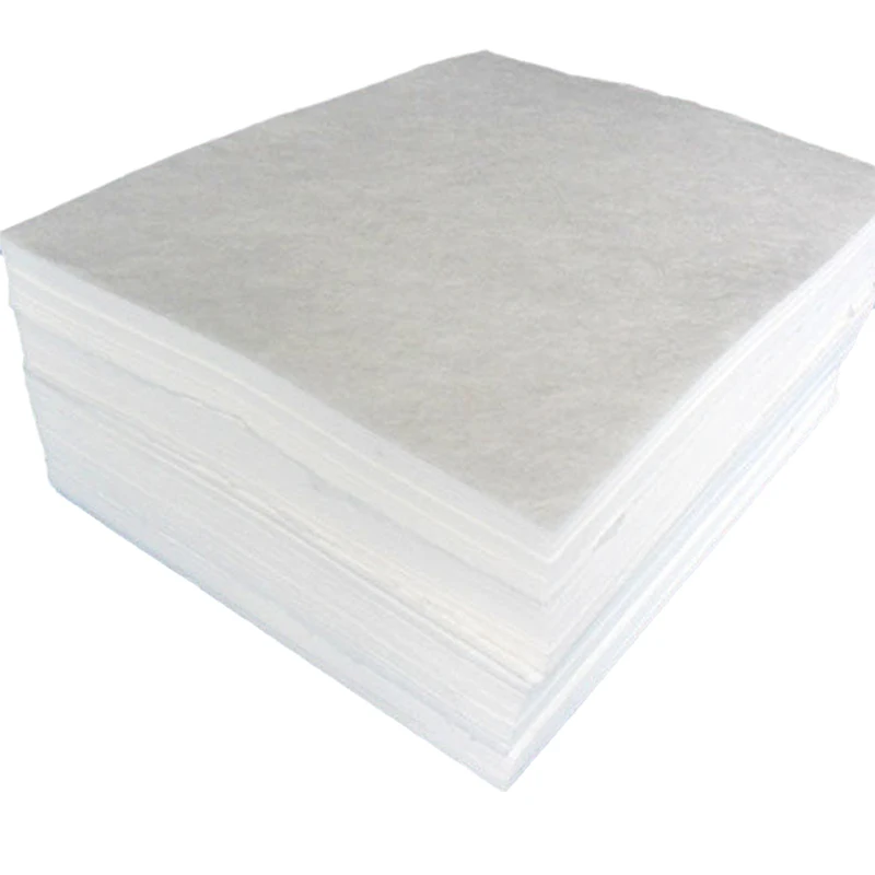 JM Factory Sells Well Breathable Comfortable 200-400Gsm 100% pp oil absorbent mat white oil pad spill mat