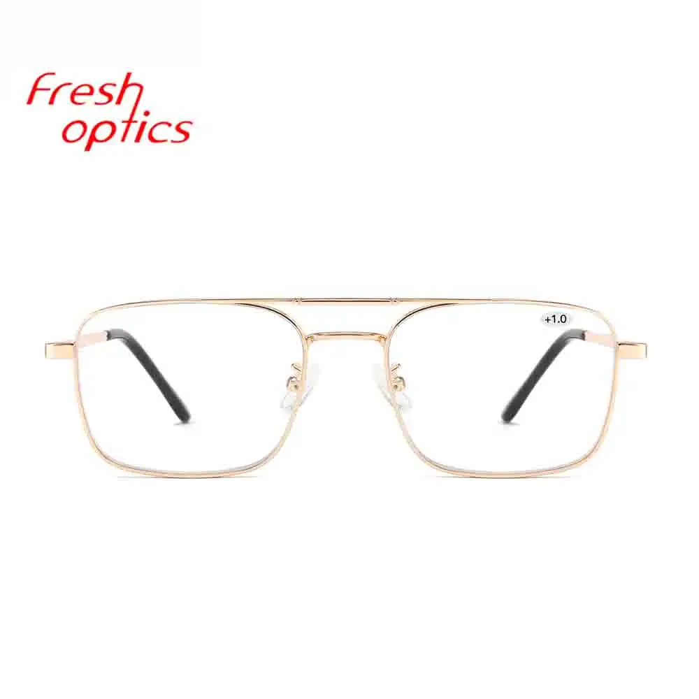 Reading eye Glass Ready Stock Fashion Anti-blue light Reading Optical metal Glass Frame For Sale