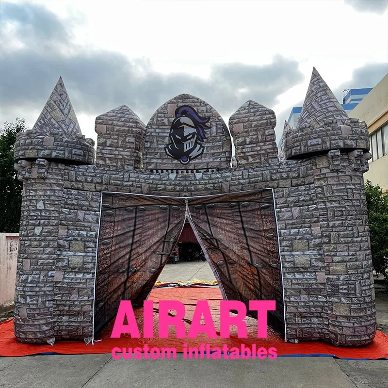 Custom Pink Inflatable Archway Entrance Circus Arch For Event Entryways