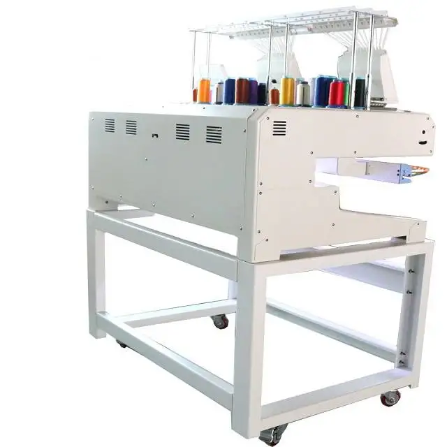 3 Years Quality Warranty!!! Newest 2 Head 15 Needle Garment/hat/shoes Computerized Embroidery Machine Like Tajima Brother Zsk