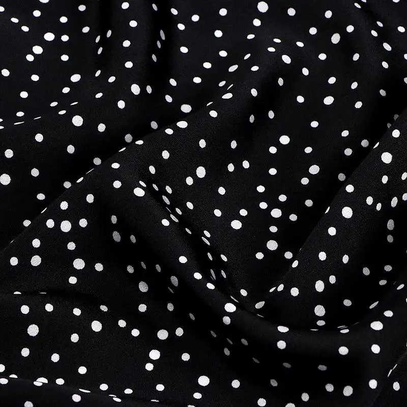 Factory Supplier Custom 75D*75D 100% Polyester Light Weight Printed Woven Chiffon Fabric For Women Clothing Dress