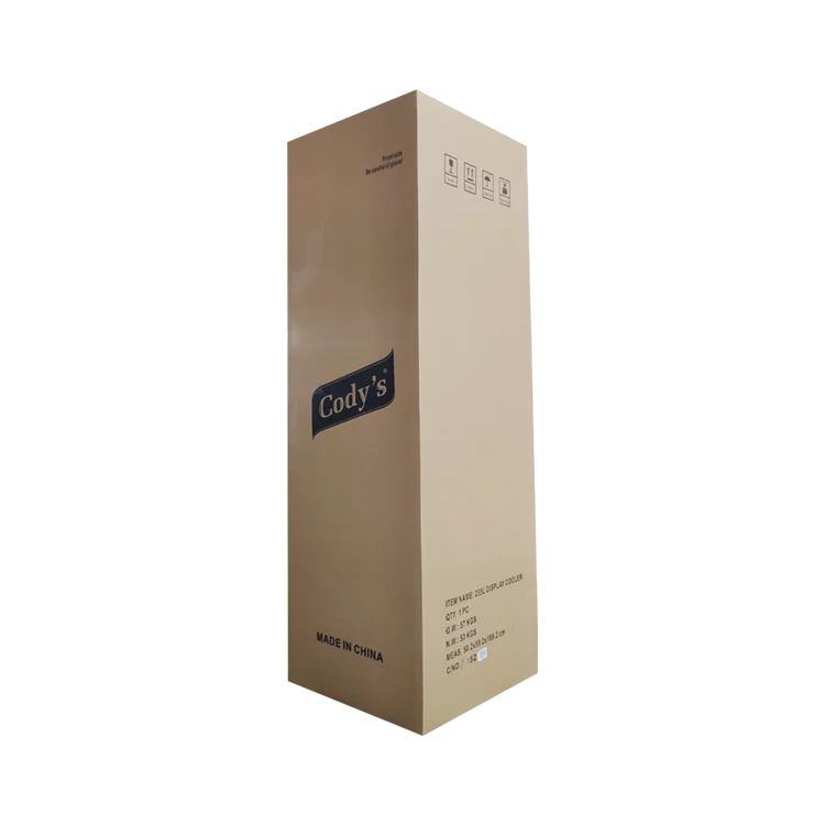 Meisda 2024 new SC235B 235L beverage upright display cooler glass door refrigerator